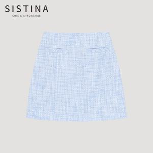 [SISTINA] 인기 트위드 포켓 셋업 스커트_AWWSKO21720_BL