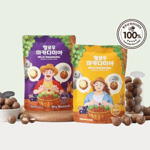 헬로우 마카다미아 까먹는 호주 통 마카다미아 115g 4봉