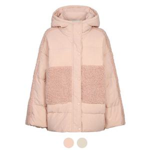 [레코브]() 뽀글이 패치 후드 덕다운 점퍼(LC31BZDW909X)