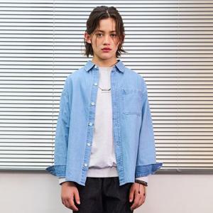 [오션스카이]공용 데님 긴팔셔츠-EAJB5401B0D