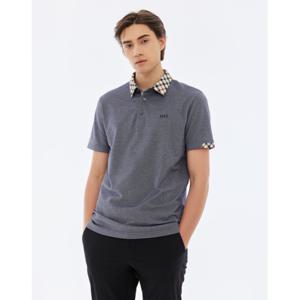 닥스 골프 남성 24SS 클리어런스스테디셀러체크 포인트 폴로티셔츠 (NAVY) WGTS4B400N2
