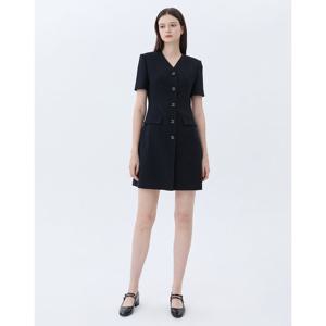 질스튜어트 뉴욕 여성 24SS 클리어런스스테디셀러네이비 펄 트위드원피스 WJDR4B602N3