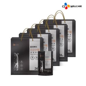 [CJ공식] 한뿌리 흑삼진액 제로 24포 5박스