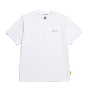 내셔널지오그래픽 N252UTS990 COOL MAX 베이직핏 반팔 티셔츠 WHITE