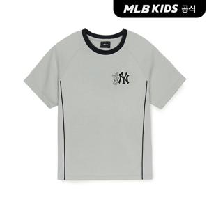 [MLB키즈 공식] 25SS 모노그램 아웃도어 빅럭스 티셔츠 NY (L.Grey) 7ATSM0553-50G