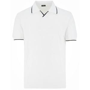 키톤 폴로 티셔츠 UMK0457V110A000 WHITE DARK BLUE