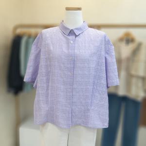[크레송]카라넥 밑단셔링블라우스NDCFBP75_DG