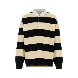 ALEXANDER MCQUEEN Embroidered cotton oversize polo shirt 809764QXABW 1080