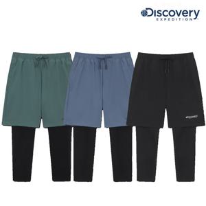 디스커버리키즈 DKSB55053 키즈 프레시벤트 에센셜 반바지 레이어드 롱 레깅스 UV차단