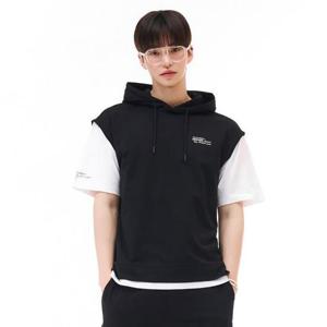 체이스컬트 동백01 레이어드 후드 반팔티 EBRK5812D03