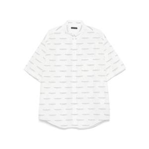 발렌시아가 반팔 티셔츠 681702TSL979040 WHITE