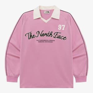 노스페이스 화이트라벨 TNF 크루 칼라 긴팔 티 (NT7TR04L)