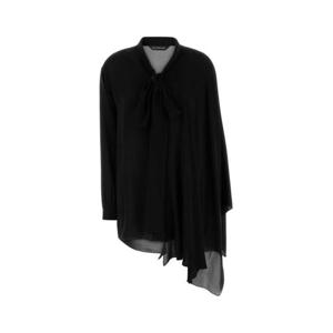 발렌시아가 반팔 티셔츠 839280TIN13 1000 Black