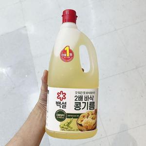 백설 2배 바삭 콩기름 1.8L a89503