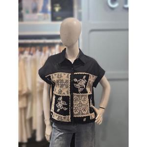 클리지 세이브존03 클리지카라넥 자수블라우스 AGCP5WBL50A