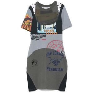 25 FW 마린세르 그래픽 티셔츠 미니 드레스 WDR230AUJER0003 TP432156234
