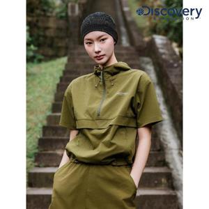 디스커버리 (DWTR92053_OLD) 프레시벤트 여성 폴튼 트레이닝 반팔 아노락 DXNW