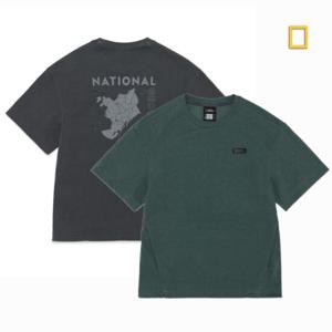 내셔널지오그래픽키즈  (K252UTS240) 어드벤처 피그먼트 반팔 티셔츠