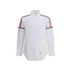 Thom Browne 로고 패치 셔츠 MWL270AF0313 100 TP945347969