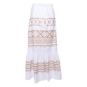 25 FW 에르마노설비노 자수 러플 스커트 D46EO018EN2 TP441273146