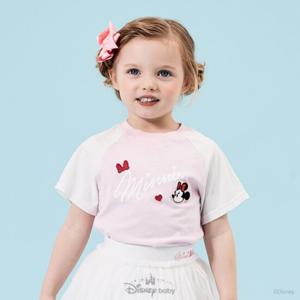 [디즈니베이비]미니배색반팔티(PINK) 79S321055