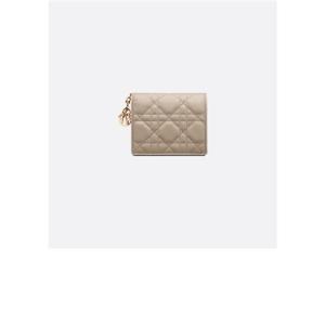 Lady Dior Gardenia 미니 지갑 샌드 컬러 까나쥬 S0178ONMJM116