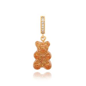 크리스탈헤이즈 하리보 NOSTALGIA BEAR-24K-PAVE CONNECTOR 노스텔지아 하리보 베어