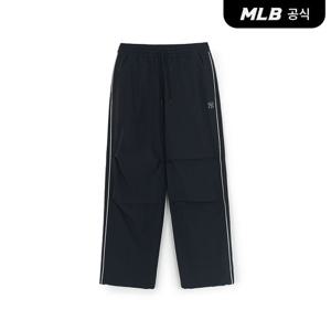[MLB공식] 25F 스포티브 바시티 파이핑 와이드 팬츠 NY (Black) 3AWPV0554