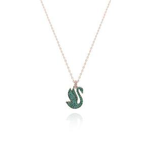 스와로브스키 5650067 Swan 스완 그린 미디움 목걸이