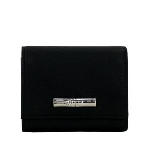 롱샴 Le Roseau 컴팩트 지갑 BLACK 30021HFP