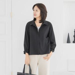 엄마옷 마담4060 프릴집업자켓 데일리 중년여성 -ZJK2509008-