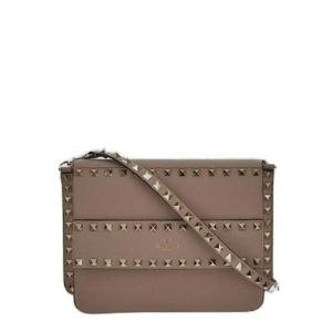 Valentino Garavani 락스터드 폴드오버 탑 크로스바디 백 3W2B0E86VSF P45 TP948785505