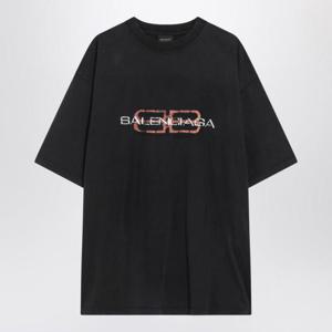 발렌시아가 탑 764235TTVD6 R BALEN 1041 Black