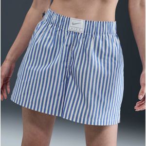 나이키 칠 포플린 미드라이즈 루즈 스트라이프 반바지 W BE3 IH8489 480 675