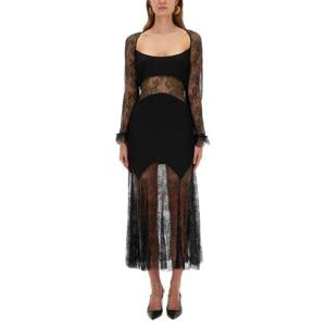 니나리찌 미디 원피스 25ACRO033PA0492 U9000 BLACK