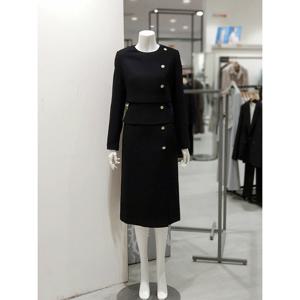 [KL][KL] 라운드넥 페플럼 원피스 KWOPPJ0200 (P003690391)