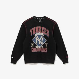 뉴에라긴팔티 GQC 14397977 MLB 뉴욕 양키스 챔피언 맨투맨 블랙