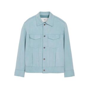 아미 가죽 자켓 UJK839 LH00594506 Clear Blue