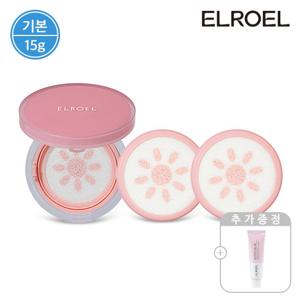 [기본] 엘로엘 핑크 톤업 선쿠션 15g 본품1개+리필2개+비타크림 50ml