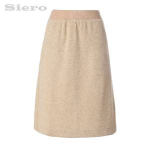 [시에로]부클 보카시 니트지 밴딩 스커트 SJ1SKF601