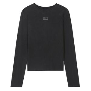 [버커루]여성 골지 다잉 라운드 티셔츠 (B255TS510P)