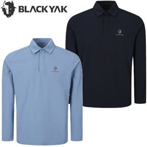 블랙야크 남성 봄여름 긴팔티셔츠 데일리 올라운더 베이직 카라 긴팔티 1BYKTSU002