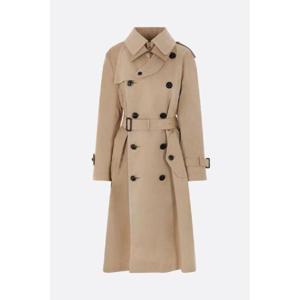 SACAI double-breasted trench coat in gabardine SCW212651