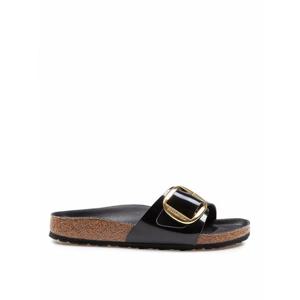 [BIRKENSTOCK] 라프리마 여성 플립 플랍 Madrid ciabatta 인 lacquered 레더 1022650 블랙 /8