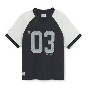 MLB키즈 STREET 숫자 라글란 반팔티셔츠 (7ATSB375350CGS)