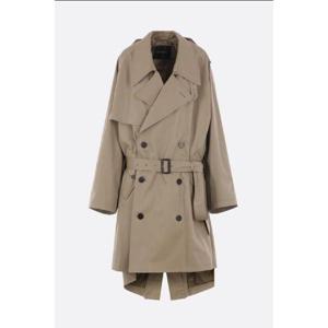BALENCIAGA double breaste trench coat in twill 839117TSP139772