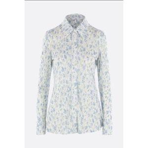 LOEWE viscose shirt with floral print S359Y05XE72105