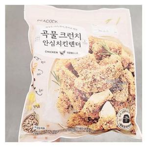 피코크 곡물크런치 치킨텐더 500g 44039_ice