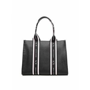 [ARMANI EXCHANGE] 라프리마 여성 크로스 바디 가방 토트 백 위드 콘트라스팅 밴드 XW000934AF13685MC056 블랙 /8