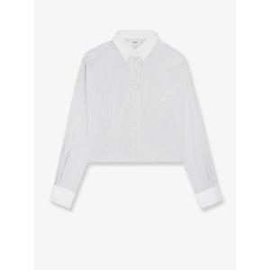 [CELINE] 라프리마 여성 셔츠 크롭 코튼 위드 스트라이프 모티프 2C6890C79 01CQ Blu /12